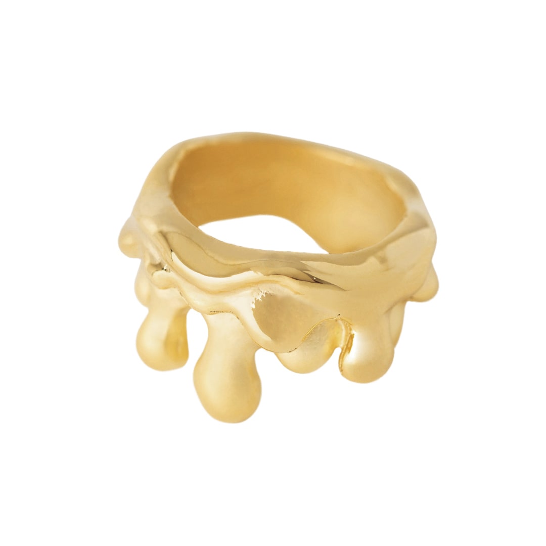 Melty Melt Ring (Gold)【Japan Jewelry】