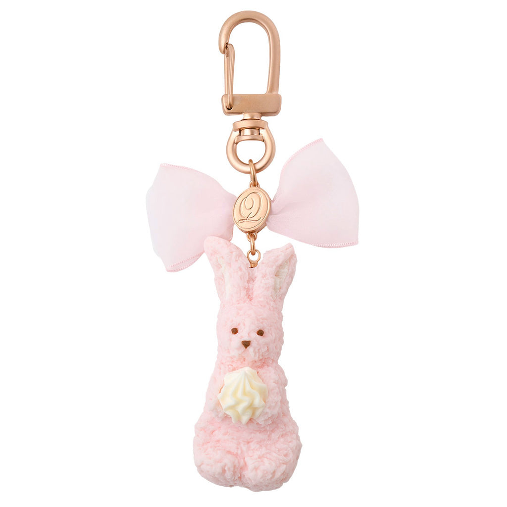 Strawberry Milk Tea Rabbit Cookie Key Holder【Japan Jewelry】