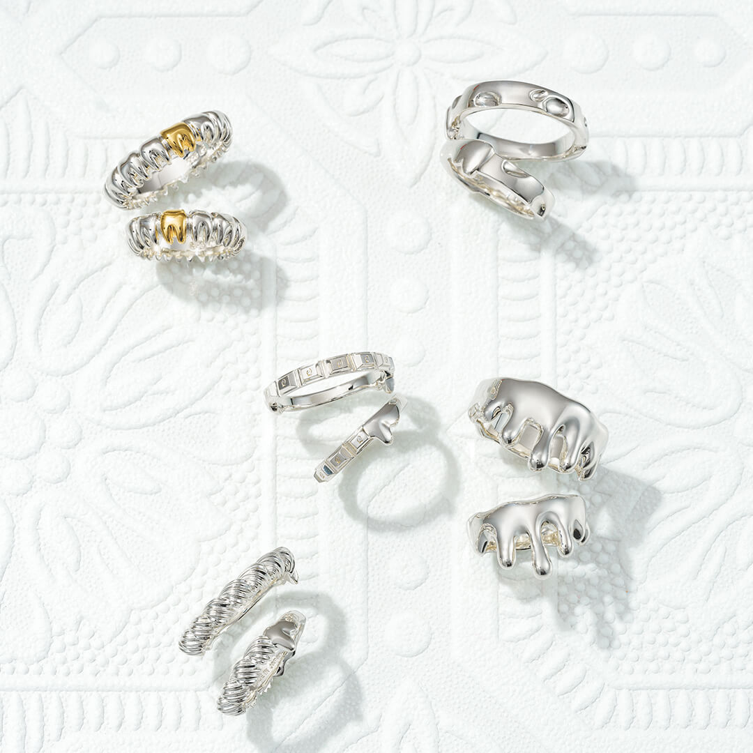925 Silver】Whipped Cream Round Ring【Japan Jewelry】 – Japan