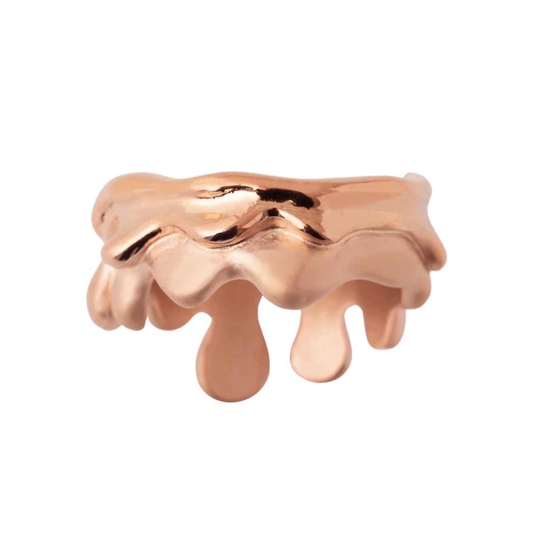 Melty Melt Ring (Pink Gold)【Japan Jewelry】