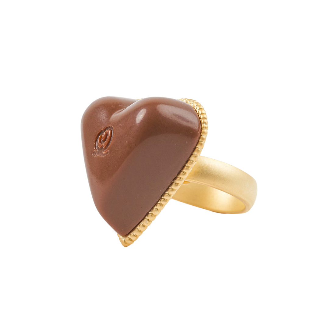 Finest Amour Chocolat Ring (Brown)【Japan Jewelry】