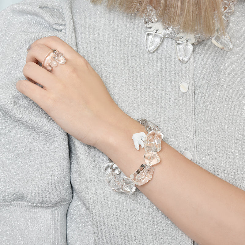Ice floes & Polar Bear Bracelet【Japan Jewelry】