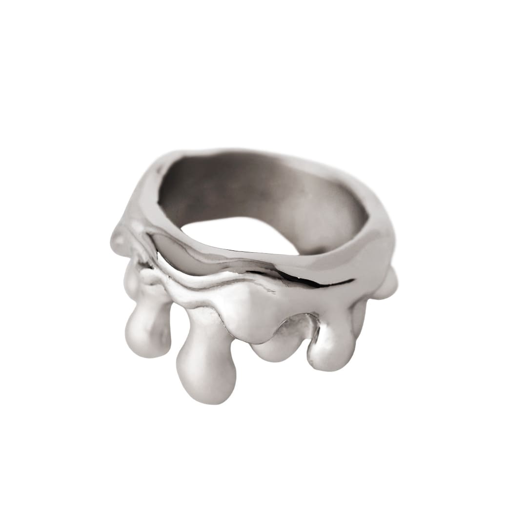 Melty Melt Ring (Silver)【Japan Jewelry】