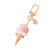 SAKURA Soft Serve Ice Cream Key Holder【Japan Jewelry】