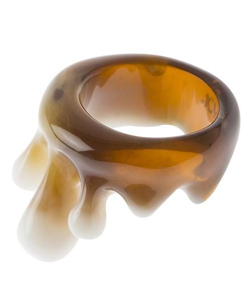 Coffee Milk Melt Ring【Japan Jewelry】