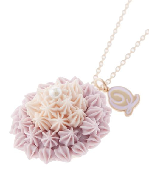 Floral Hydrangea Cupcake Necklace【Japan Jewely】