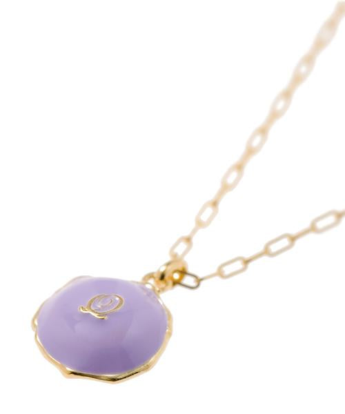 Blueberry Macaron Necklace (L)【Japan Jewelry】