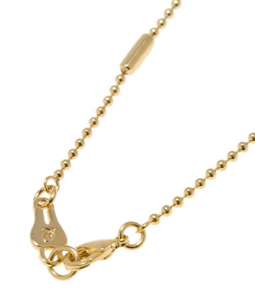 Tooth Ball Chain Necklace (Yellow Gold)【Japan Jewelry】