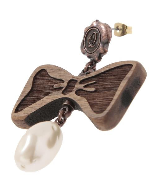 Ribone Pierced Earring (Single)【Japan Jewelry】 – Japan Jewelry Brand Q ...