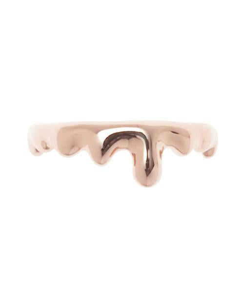 【18K-Pink Gold / Order Jewelry】Melt Ring