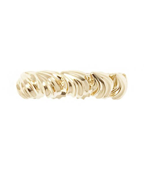 【18K-Yellow Gold / Order Jewelry】Whipped Ring