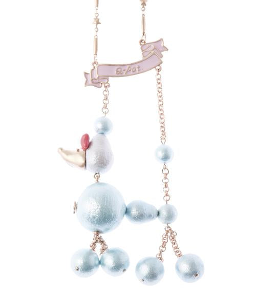Marionette Poodle Cotton Candy Necklace【Japan Jewelry】