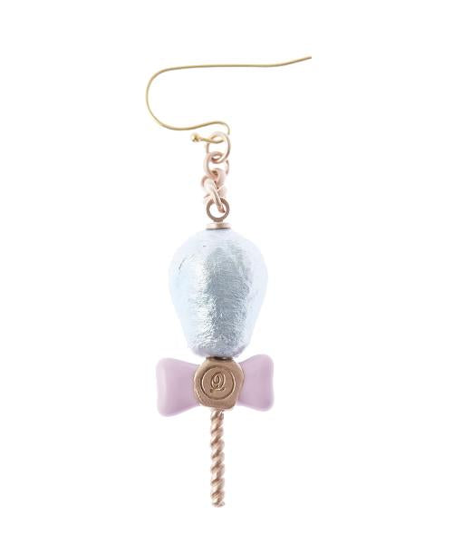 Petit Cotton Candy Pierced Earring (White / Single)【Japan Jewelry】