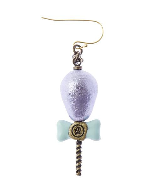 Petit Cotton Candy Pierced Earring (White / Single)【Japan Jewelry】