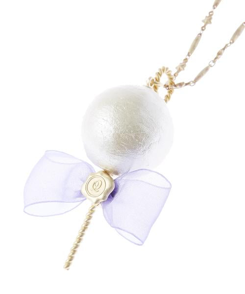 Cotton Candy Necklace (White)【Japan Jewelry】