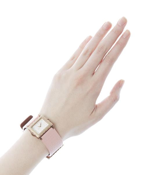 Biscuit Watch (Pink)【Japan Jewelry】