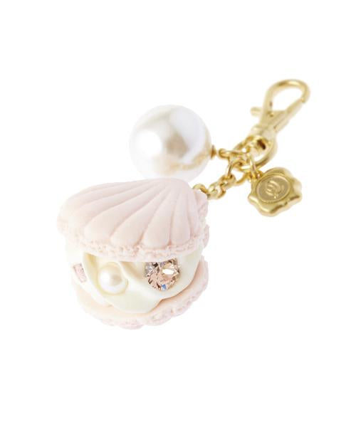Shell Macaron Bag Charm (Pink)【Japan Jewelry】