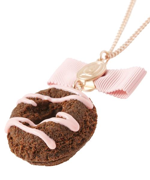 Chocolate Doughnut Necklace【Japan Jewelry】