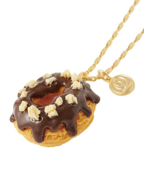 Melty Chocolate Doughnut Necklace【Japan Jewelry】