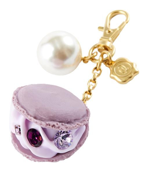 Creamy Blueberry Macaron Bag Charm【Japan Jewelry】