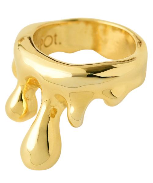 Melt Ring(Gold)【Japan Jewelry】