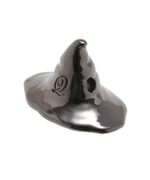 Witch Hat Charm (Metal Black)【Japan Jewelry】