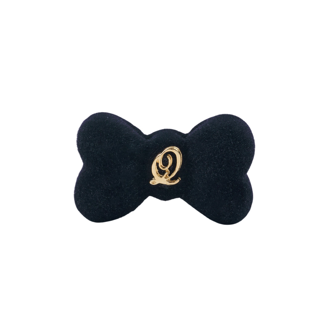 Velvet Ribbon Charm (Black)【Japan Jewelry】