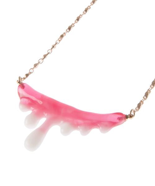 Strawberry Milk Melt Necklace【Japan Jewelry】