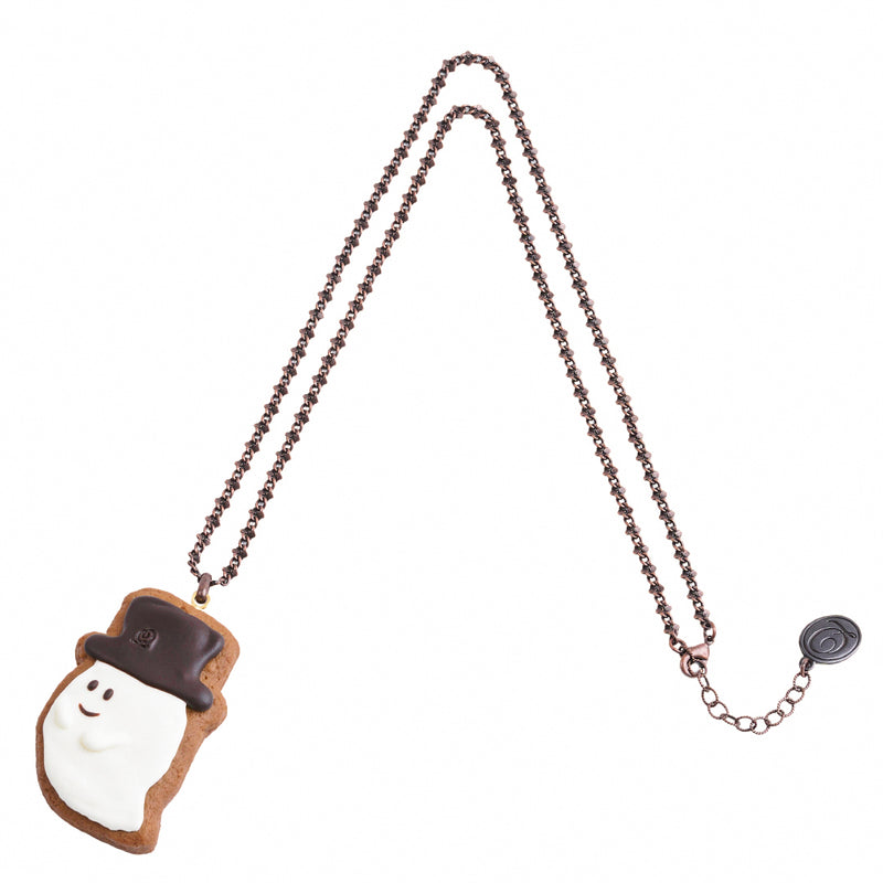 Ghost Cookie Necklace (Hat)【Japan Jewelry】