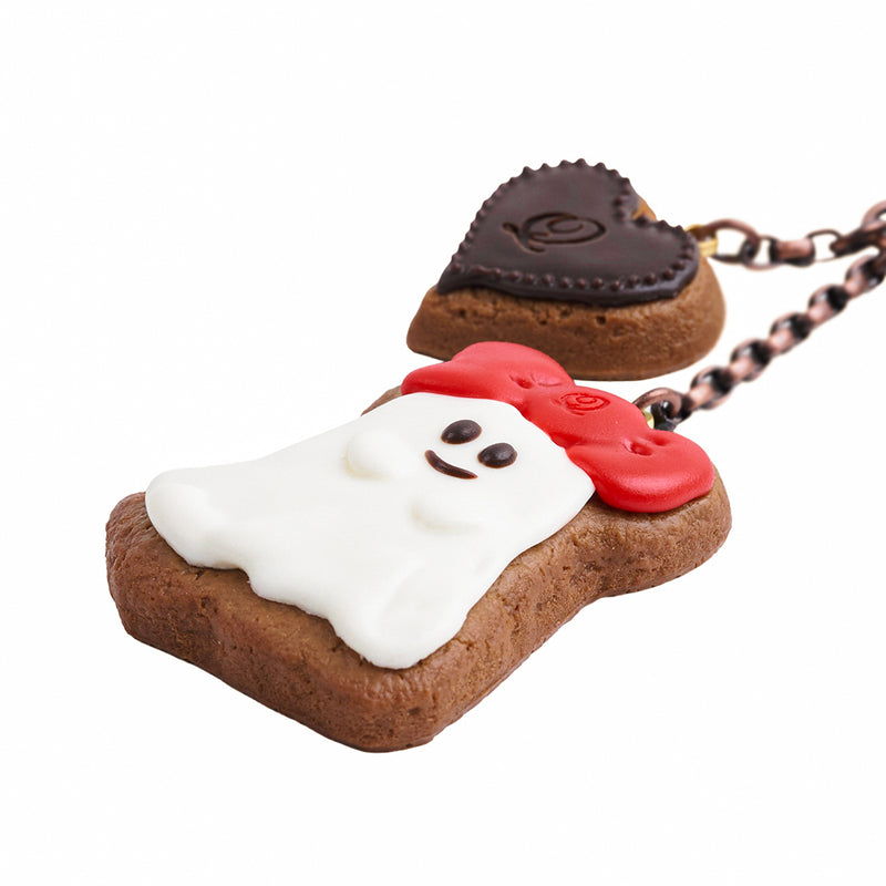 Ghost Cookie Bag Charm (Ribbon)【Japan Jewelry】