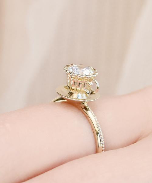 【10K-Yellow Gold】Tea Cup Ring