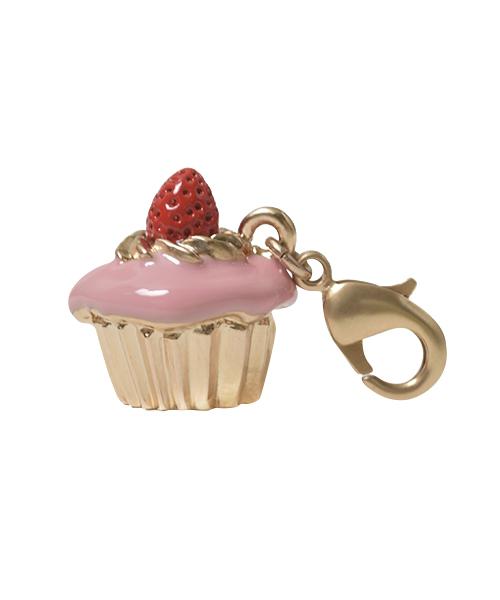 Petit Strawberry Cupcake Charm【Japan Jewelry】
