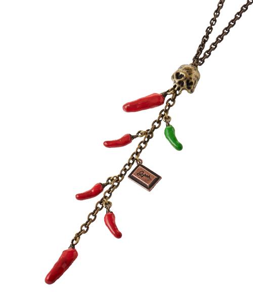 Chili Chocolate Rosary Necklace【Japan Jewelry】