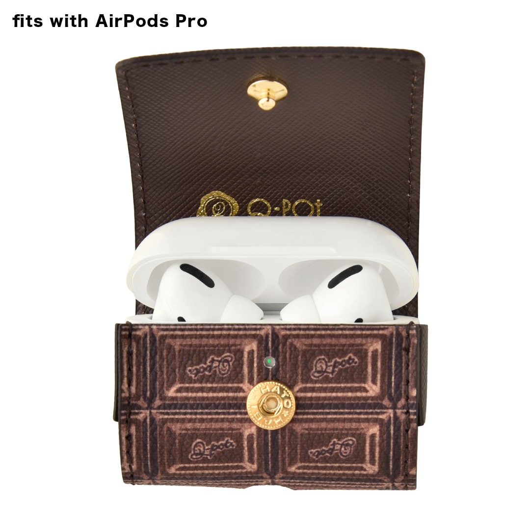 AirPods Pro/AirPods 3rd generation Leather Case (Bitter Chocolate)【Japan Jewelry】