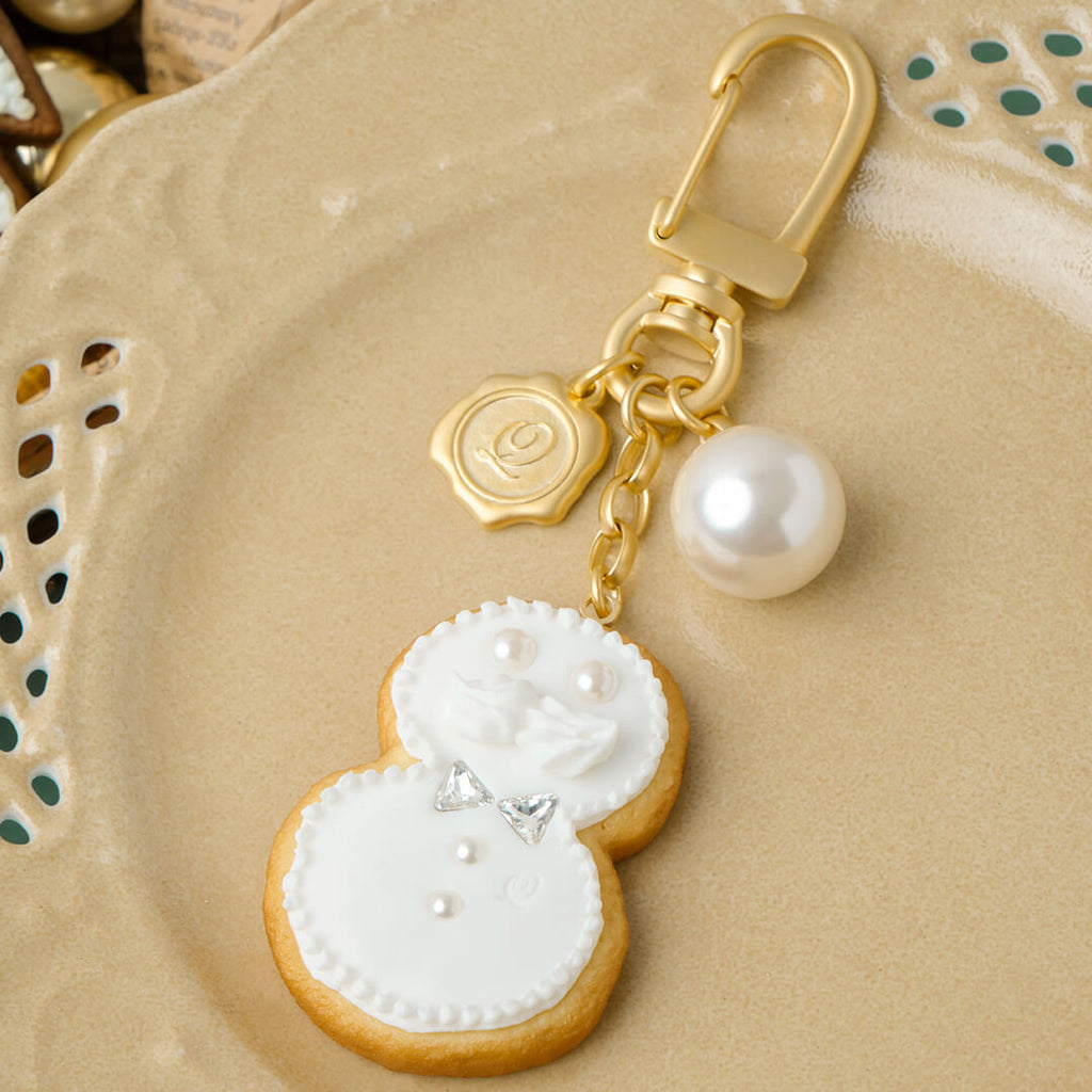 Snowman Sugar Cookie Bag Charm【Japan Jewelry】