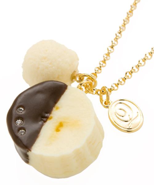 Chocolate Covered Banana Necklace【Japan Jewelry】