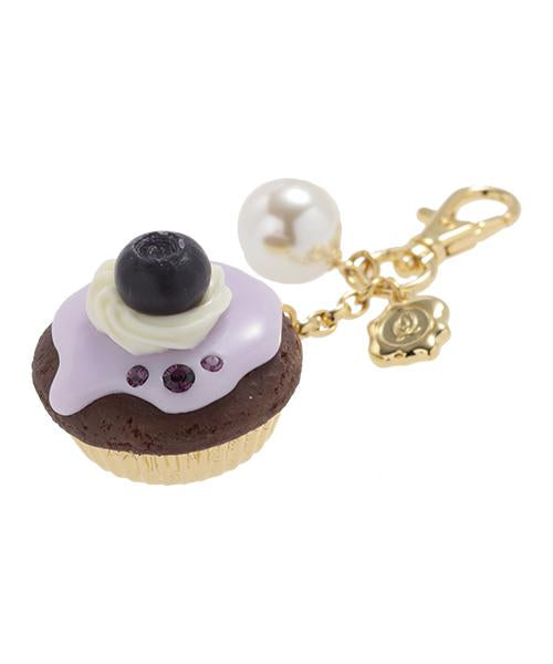 Blueberry Cupcake Bag Charm【Japan Jewelry】