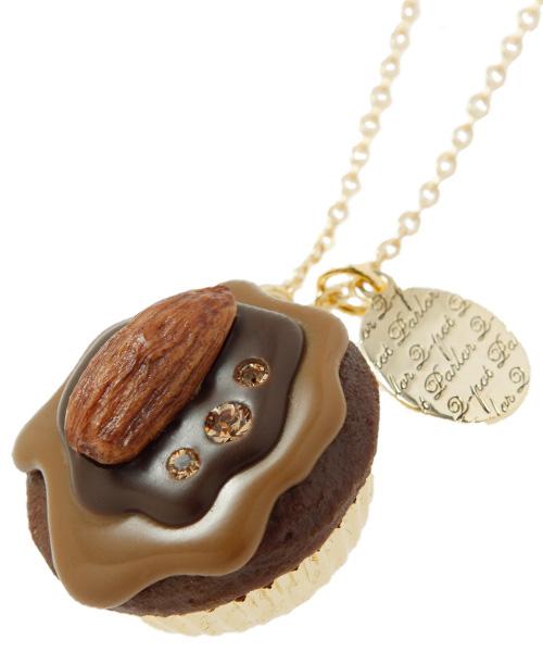 Almond Cupcake Necklace【Japan Jewelry】