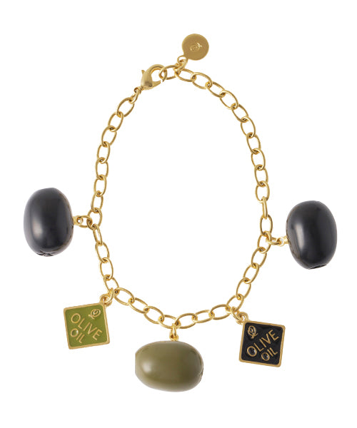 Green & Black Olives Bracelet【Japan Jewelry】