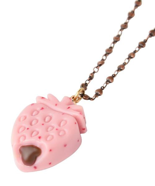 Strawberry Ganache Necklace(Pink)【Japan Jewelry】