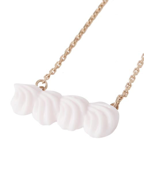 Strawberry Sugar Snow Whipped Cream Necklace【Japan Jewelry】