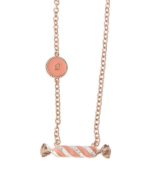 Stripe Candy Necklace (Pink)【Japan Jewelry】
