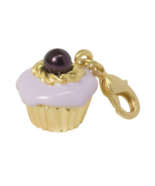 Petit Blueberry Cupcake Charm【Japan Jewelry】