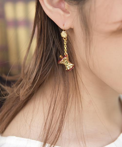 Apple Core Pierced Earring (1 Piece)【Japan Jewelry】