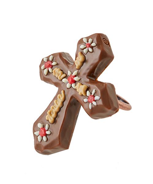 Cross Chocolat Ring【Japan Jewelry】