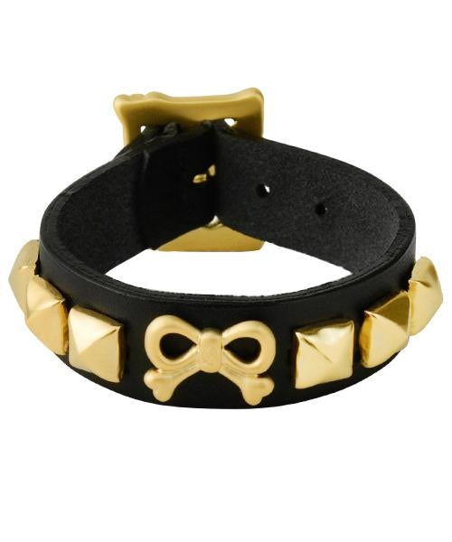 Rebone Leather Bracelet (Matt Gold)【Japan Jewelry】