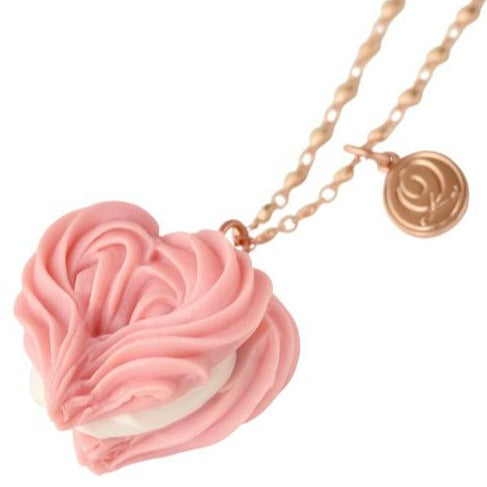 Grace Heart Macaron Necklace【Japan Jewelry】