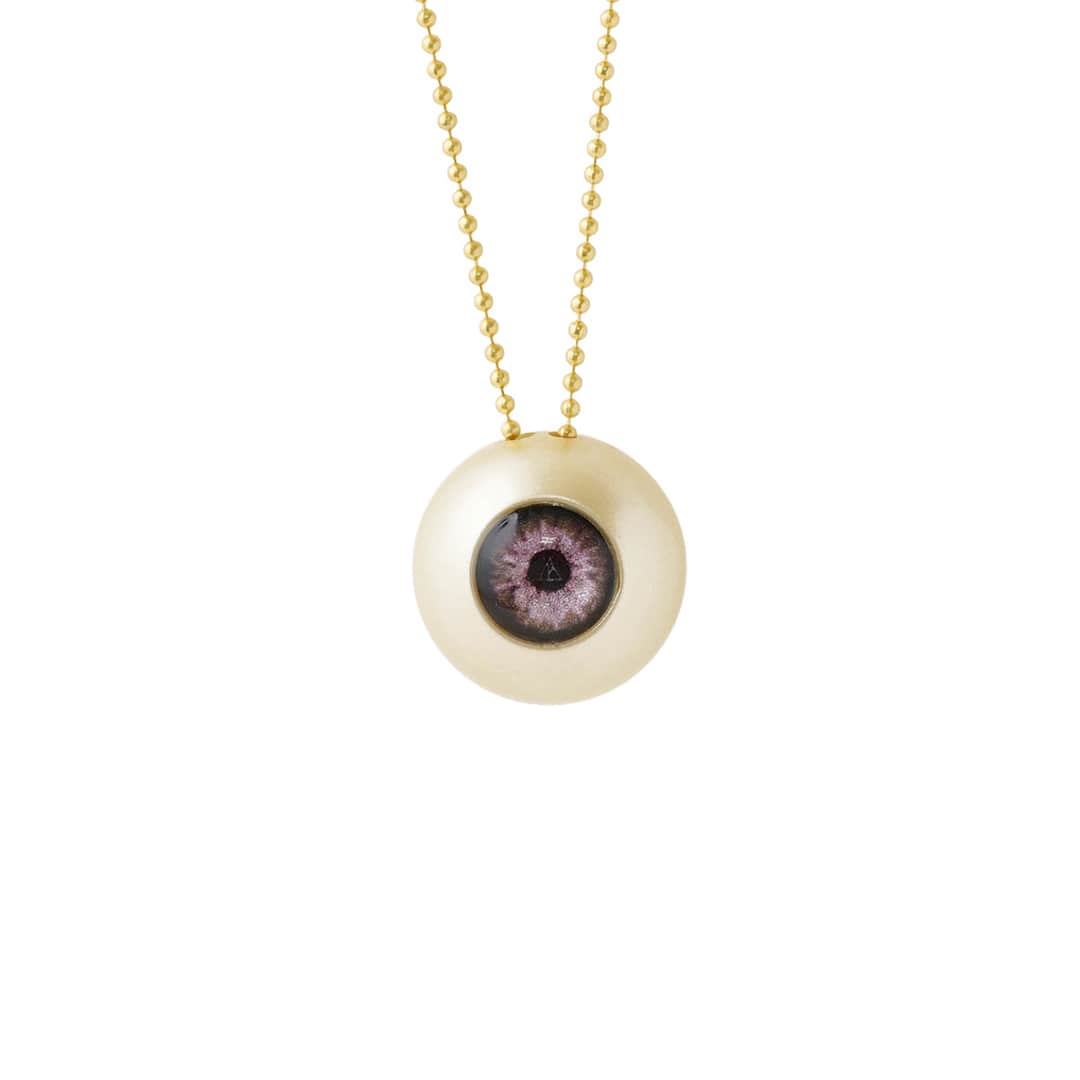 【Poppy Collaboration】Pink Eye Ball Necklace