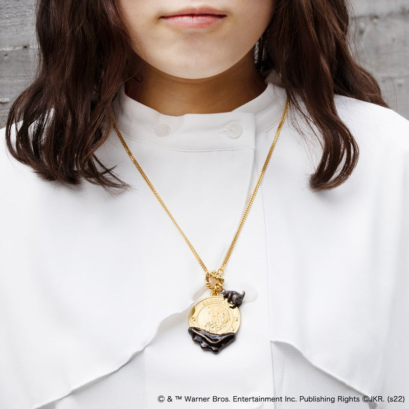 【Fantastic Beasts × Q-pot. Jewelry】Niffler/Coin Chocolate Necklace