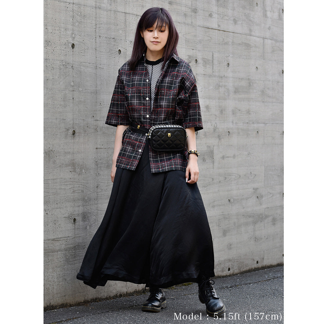 【Poppy Collaboration】Button Up Shirt (Black)